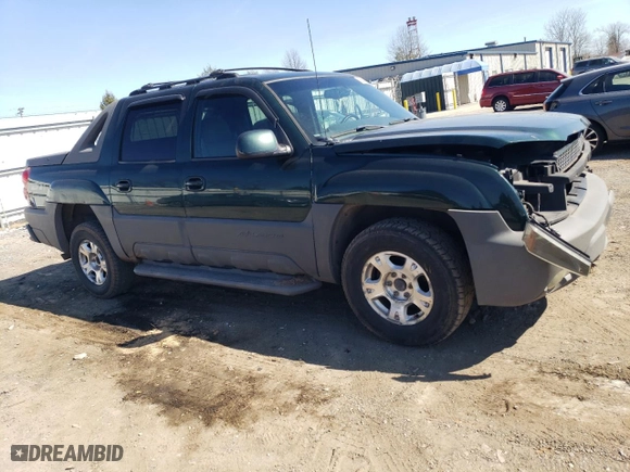 2002 Chevrolet Avalanche with VIN 3GNEK13T72G133453, listed as a Copart auction lot 48813245 with 353,780 mi miles and Salvage Title. Bid and sale history available at carsss.com. Image 4.
