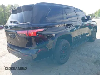 2023 Toyota Sequoia SR5 with VIN 7SVAAABA5PX017364, listed as a IAAI auction lot 42079842 with 20,376 mi miles. Bid and sale history available at carsss.com. Image 4.