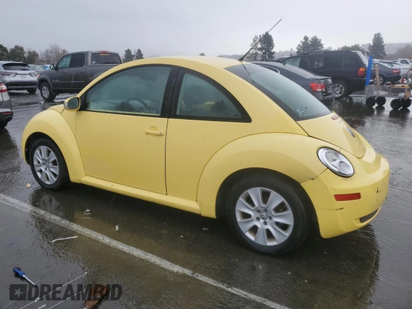 2009 Volkswagen New Beetle Coupe S with VIN 3VWPW31C39M507666, listed as a Copart auction lot 43574265 with 154,024 mi miles and Clean Title. Bid and sale history available at carsss.com. Image 2.