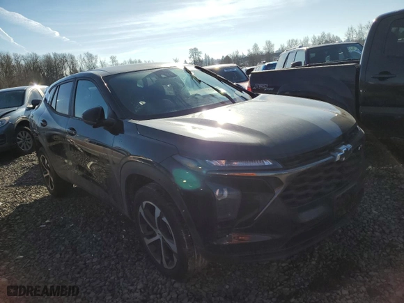 2024 Chevrolet Trax 1RS with VIN KL77LGE20RC215735, listed as a Copart auction lot 41519645 with 20,863 mi miles and Salvage Title. Bid and sale history available at carsss.com. Image 4.