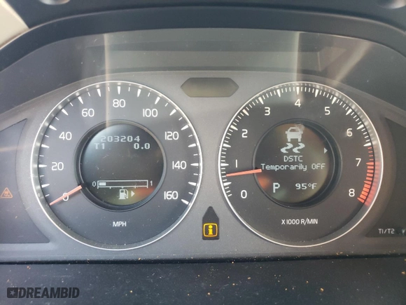 2007 Volvo S80 I6 with VIN YV1AS982671038842, listed as a Copart auction lot 77124004 with 203,204 mi miles and Salvage Title. Bid and sale history available at carsss.com. Image 9.