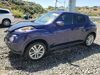 2015 Nissan Juke SL z VIN JN8AF5MV5FT563417, wystawiony jako Copart lot #57351455 z przebiegiem 68 058 mil mil oraz Szkoda całkowita • Salvage title. Historia ofert i sprzedaży dostępna na DreamBid. Obrazek 1.