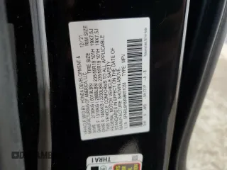 2022 Honda Odyssey Touring with VIN 5FNRL6H88NB051038, listed as a Copart auction lot 56995315 with 108,534 mi miles and Salvage title. Bid and sale history available at DreamBid. Image 14.
