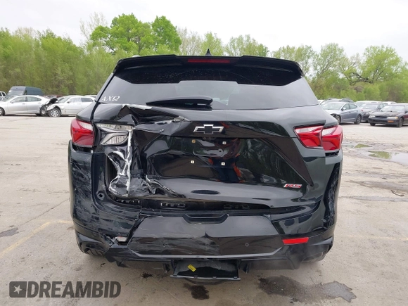 2019 Chevrolet Blazer RS with VIN 3GNKBJRS8KS589136, listed as a IAAI auction lot 42055894 with 59,445 mi miles and . Bid and sale history available at DreamBid. Image 16.