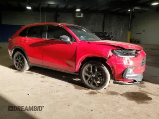 2024 Honda HR-V Sport with VIN 3CZRZ2H56RM776758, listed as a Copart auction lot 48358795 with 9,675 mi miles and Salvage Title. Bid and sale history available at carsss.com. Image 4.