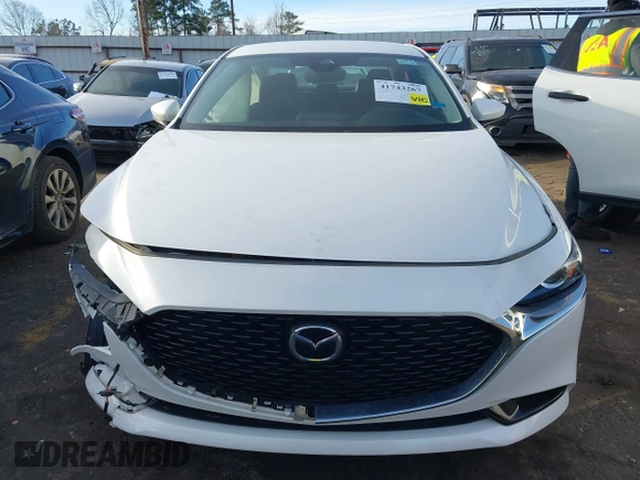 2019 Mazda 3 w/Select Pkg with VIN JM1BPACL6K1108118, listed as a IAAI auction lot 41743267 with 54,947 mi miles. Bid and sale history available at carsss.com. Image 12.