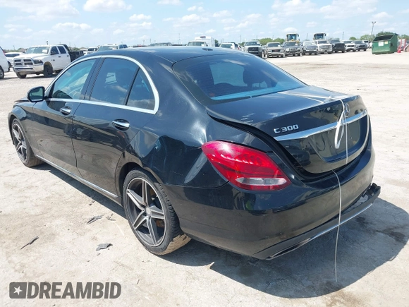 2017 Mercedes-Benz C 300 with VIN 55SWF4JB7HU205942, listed as a IAAI auction lot 42359347 with 109,761 mi miles and . Bid and sale history available at DreamBid. Image 3.