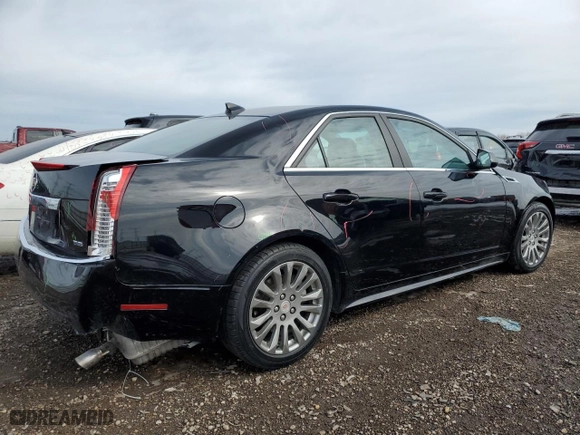 2011 Cadillac CTS Sedan Performance with VIN 1G6DL5ED7B0166894, listed as a Copart auction lot 46334335 with 97,517 mi miles and Salvage Title. Bid and sale history available at carsss.com. Image 3.