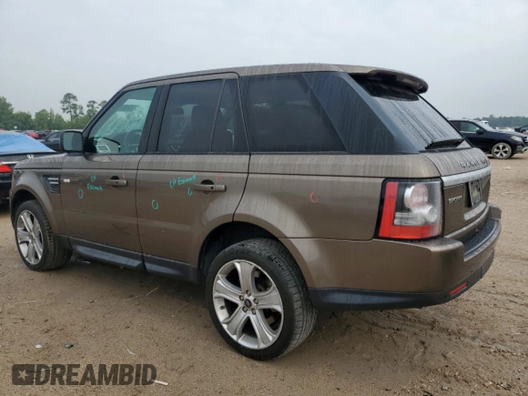 2013 Land Rover Range Rover Sport HSE Lux with VIN SALSK2D42DA799459, listed as a Copart auction lot 54314655 with 122,968 mi miles and Salvage Title. Bid and sale history available at DreamBid. Image 2.
