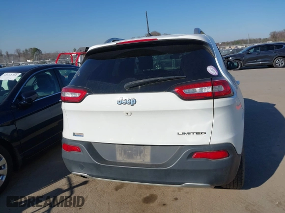 2017 Jeep Cherokee Limited with VIN 1C4PJLDB5HW534225, listed as a IAAI auction lot 41653438 with 126,611 mi miles. Bid and sale history available at carsss.com. Image 16.