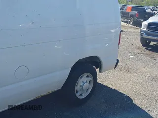 2008 Ford Econoline Cargo Commercial with VIN 1FTNE14W58DB12602, listed as a IAAI auction lot 42132156 with 201,448 mi miles. Bid and sale history available at carsss.com. Image 6.
