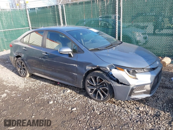 2020 Toyota Corolla SE with VIN JTDS4RCE1LJ026713, listed as a IAAI auction lot 41709761 with 89,574 mi miles and . Bid and sale history available at DreamBid. Image 1.