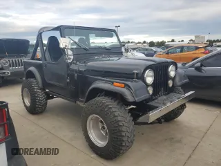 1985 Jeep CJ with VIN 1JCUM87AXFT139710, listed as a Copart auction lot 73825234 with 5,494 mi miles and Salvage Title. Bid and sale history available at carsss.com. Image 4.