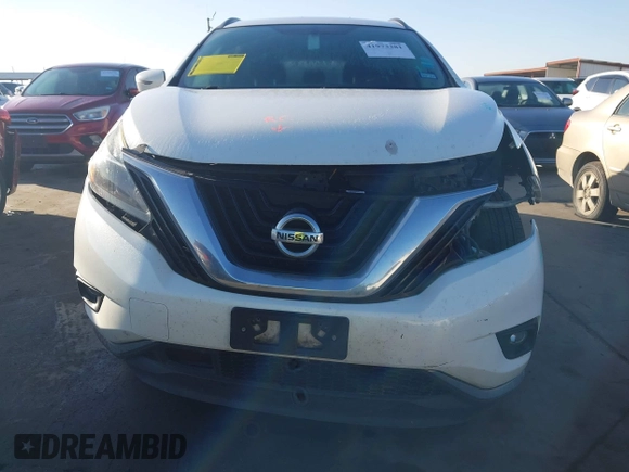 2018 Nissan Murano SV with VIN 5N1AZ2MGXJN151523, listed as a IAAI auction lot 41973381 with 138,728 mi miles and . Bid and sale history available at DreamBid. Image 13.