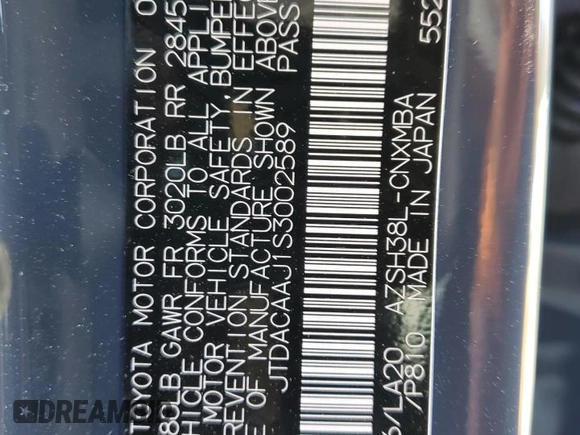 2025 Toyota Crown XLE z VIN JTDACAAJ1S3002589, wystawiony jako Copart lot #46674455 z przebiegiem 9 535 mil mil oraz Szkoda całkowita • Salvage title. Historia ofert i sprzedaży dostępna na DreamBid. Obrazek 14.