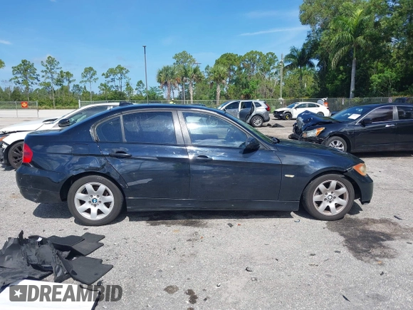 2007 BMW 3 Series 328i with VIN WBAVA37577NL17404, listed as a IAAI auction lot 42481460 with Not provided miles and . Bid and sale history available at DreamBid. Image 13.