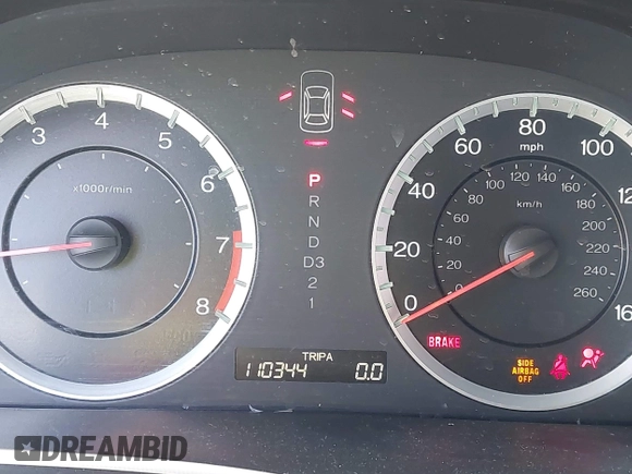 2011 Honda Accord EX-L with VIN 1HGCP3F85BA016300, listed as a IAAI auction lot 42539718 with 110,344 mi miles and . Bid and sale history available at DreamBid. Image 7.