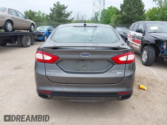 2016 Ford Fusion Titanium with VIN 3FA6P0D97GR133823, listed as a IAAI auction lot 42429708 with 166,105 mi miles and . Bid and sale history available at DreamBid. Image 16.