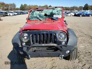 2017 Jeep Wrangler Sport with VIN 1C4AJWAGXHL515808, listed as a Copart auction lot 83845134 with Not Provided miles and Salvage Title. Bid and sale history available at DreamBid. Image 5.
