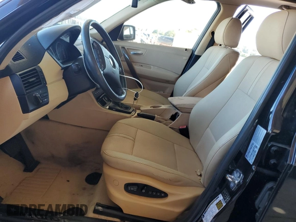 2005 BMW X3 3.0i with VIN WBXPA93435WD14234, listed as a Copart auction lot 46112025 with 114,353 mi miles and Salvage title. Bid and sale history available at DreamBid. Image 7.
