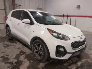 2021 Kia Sportage LX with VIN KNDPMCAC6M7905952, listed as a IAAI auction lot 41635980 with 49,243 mi miles. Bid and sale history available at carsss.com. Image 1.