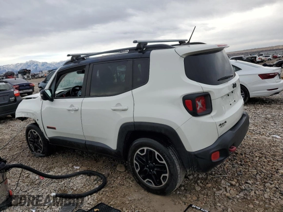 2016 Jeep Renegade Trailhawk with VIN ZACCJBCT9GPE01207, listed as a Copart auction lot 87396064 with 117,609 mi miles and Salvage Title. Bid and sale history available at carsss.com. Image 2.