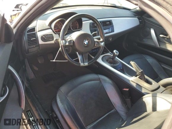 2006 BMW Z4 3.0i with VIN 4USBU33566LW58266, listed as a Copart auction lot 88115635 with 90,409 mi miles and Salvage Title. Bid and sale history available at carsss.com. Image 8.
