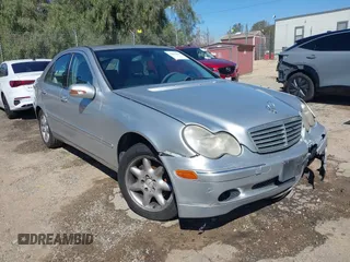 2001 Mercedes-Benz C 230/260/280/320 with VIN WDBRF61J51F082773, listed as a IAAI auction lot 41691845 with 36,771 mi miles and . Bid and sale history available at DreamBid. Image 1.