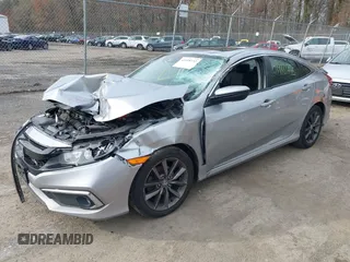 2020 Honda Civic Sedan EX with VIN 19XFC1F30LE213339, listed as a IAAI auction lot 41918192 with 89,363 mi miles. Bid and sale history available at carsss.com. Image 2.
