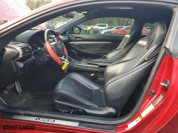 2015 Lexus RC F with VIN JTHHP5BC8F5002964, listed as a Copart auction lot 84086064 with 83,042 mi miles and Salvage Title. Bid and sale history available at carsss.com. Image 7.