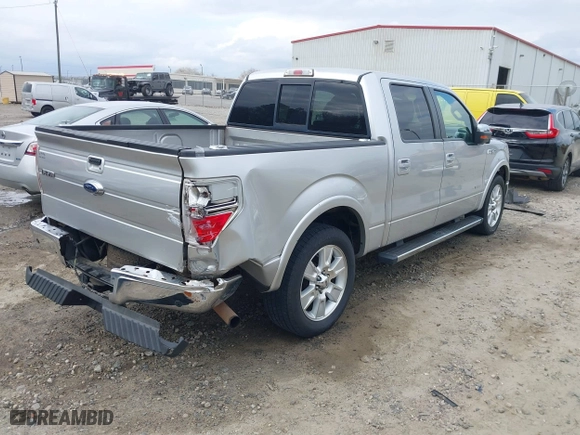 2013 Ford F-150 XL with VIN 1FTFW1CT1DFB14421, listed as a IAAI auction lot 41698573 with 243,033 mi miles. Bid and sale history available at carsss.com. Image 4.