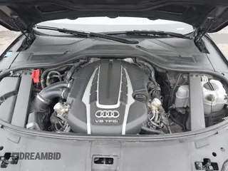 2017 Audi A8 L Sport with VIN WAU43AFD1HN007334, listed as a IAAI auction lot 41760035 with 67,342 mi miles. Bid and sale history available at carsss.com. Image 10.