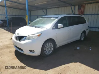 2013 Toyota Sienna XLE с VIN 5TDDK3DC9DS052022, выставлен на аукционе Copart как лот 62444725 с пробегом 241 187 миль миль и Списание • Salvage title. История ставок и продаж доступна на DreamBid. Изображение 1.