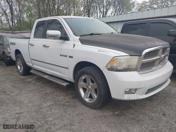 2010 Dodge Ram 1500 SLT with VIN 1D7RB1GT7AS164798, listed as a IAAI auction lot 41847595 with 247,758 mi miles. Bid and sale history available at carsss.com. Image 1.