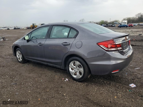 2015 Honda Civic Sedan LX with VIN 19XFB2F51FE106296, listed as a Copart auction lot 54139015 with 118,848 mi miles and Clean Title. Bid and sale history available at carsss.com. Image 2.