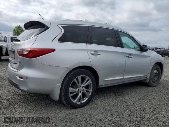 2014 Infiniti QX60 Hybrid with VIN 5N1CL0MN4EC513148, listed as a Copart auction lot 54188795 with 211,753 mi miles and Clean Title. Bid and sale history available at DreamBid. Image 3.