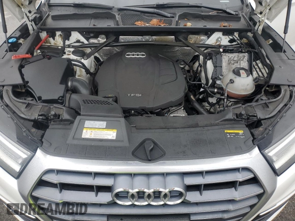 2018 Audi Q5 Premium with VIN WA1ANAFY4J2227815, listed as a Copart auction lot 48627415 with 0 mi miles and Salvage Title. Bid and sale history available at carsss.com. Image 12.