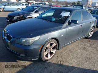 2008 BMW 5 Series 528i with VIN WBANU53558CT05385, listed as a IAAI auction lot 41589372 with 158,602 mi miles and . Bid and sale history available at DreamBid. Image 2.