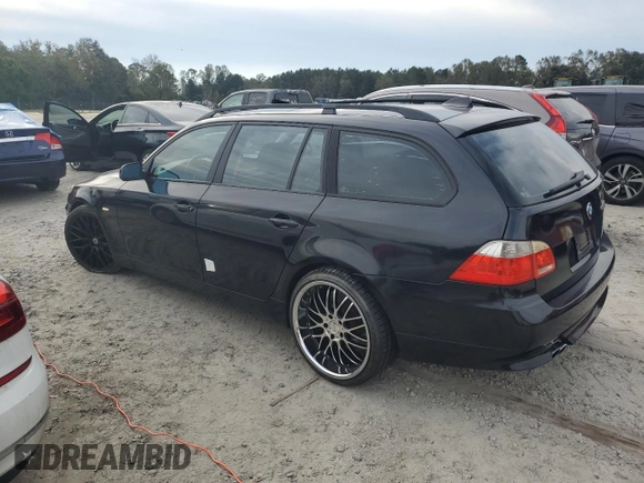 2006 BMW 5 Series 530xi with VIN WBANN73516CN00101, listed as a Copart auction lot 75355904 with 121,893 mi miles and Salvage Title. Bid and sale history available at carsss.com. Image 2.