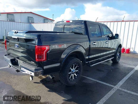 2015 Ford F-150 XLT with VIN 1FTEW1EF5FFB07171, listed as a IAAI auction lot 41819014 with 155,560 mi miles. Bid and sale history available at carsss.com. Image 4.
