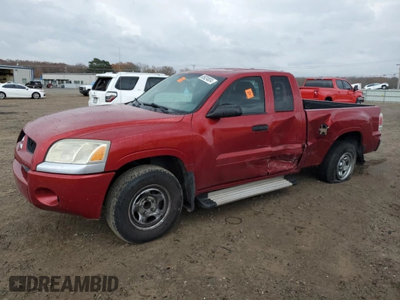 2007 Mitsubishi Raider LS with VIN 1Z7HC22K07S174061, listed as a Copart auction lot 85024834 with 112,062 mi miles and Salvage Title. Bid and sale history available at carsss.com. Image 1.