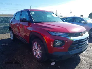 2021 Chevrolet TrailBlazer LS with VIN KL79MMS29MB139780, listed as a IAAI auction lot 41866347 with 83,140 mi miles. Bid and sale history available at carsss.com. Image 1.