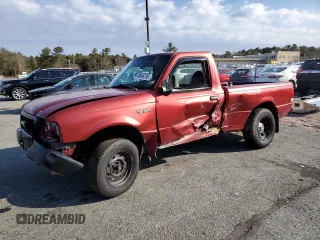 2000 Ford Ranger XL with VIN 1FTYR10C1YTA58198, listed as a Copart auction lot 48846785 with 102,855 mi miles and Salvage Title. Bid and sale history available at carsss.com. Image 1.