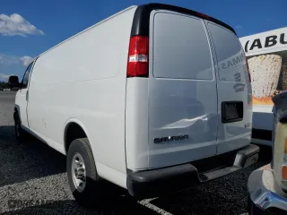 2023 GMC Savana Cargo Van with VIN 1GTW7BFP5P1106258, listed as a Copart auction lot 84307974 with 34,638 mi miles and Non Repairable. Bid and sale history available at carsss.com. Image 6.
