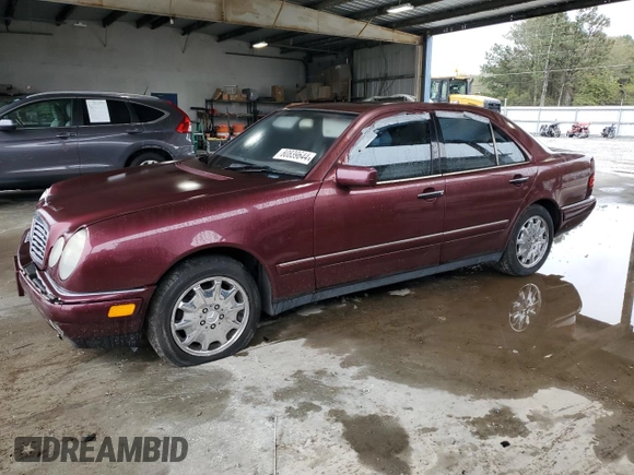 1998 Mercedes-Benz E-Class with VIN WDBJF65F7WA651470, listed as a Copart auction lot 80839644 with 158,508 mi miles and Clean Title. Bid and sale history available at carsss.com. Image 1.