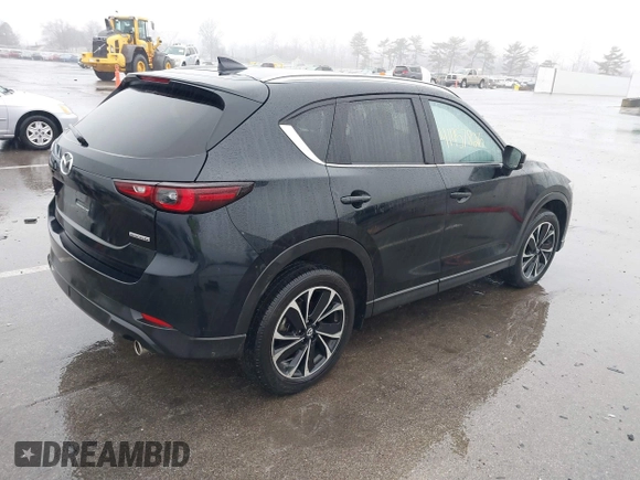 2023 Mazda CX-5 2.5 S Premium Package with VIN JM3KFBDM6P0235133, listed as a IAAI auction lot 41457826 with 7,860 mi miles. Bid and sale history available at carsss.com. Image 4.