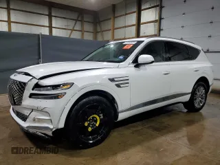 2024 Genesis GV80 z VIN KMUHBDSB5RU170442, wystawiony jako Copart lot #58028895 z przebiegiem 25 823 mil mil oraz Szkoda całkowita • Salvage title. Historia ofert i sprzedaży dostępna na DreamBid. Obrazek 1.