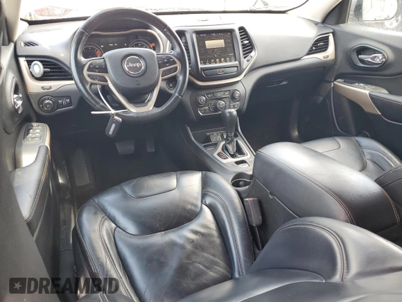 2017 Jeep Cherokee Limited with VIN 1C4PJLDB5HW597759, listed as a Copart auction lot 61953425 with 126,432 mi miles and Salvage title. Bid and sale history available at DreamBid. Image 8.