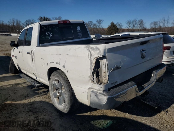 2015 Ram 1500 Big Horn with VIN 1C6RR6GTXFS702962, listed as a Copart auction lot 46394475 with 155,619 mi miles and Salvage Title. Bid and sale history available at carsss.com. Image 2.