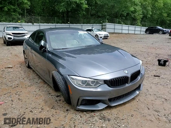 2015 BMW 4 Series 435i with VIN WBA3R1C50FK193213, listed as a Copart auction lot 58164215 with 109,366 mi miles and Salvage title. Bid and sale history available at DreamBid. Image 13.